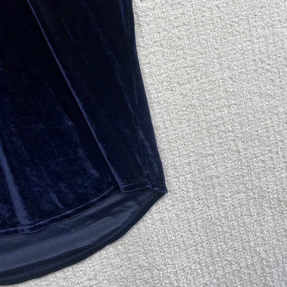 Rare Cirque du Soleil Corteo T-Shirt Women’s Sz L Dark Blue Velour Graphic Logo - Picture 5 of 14